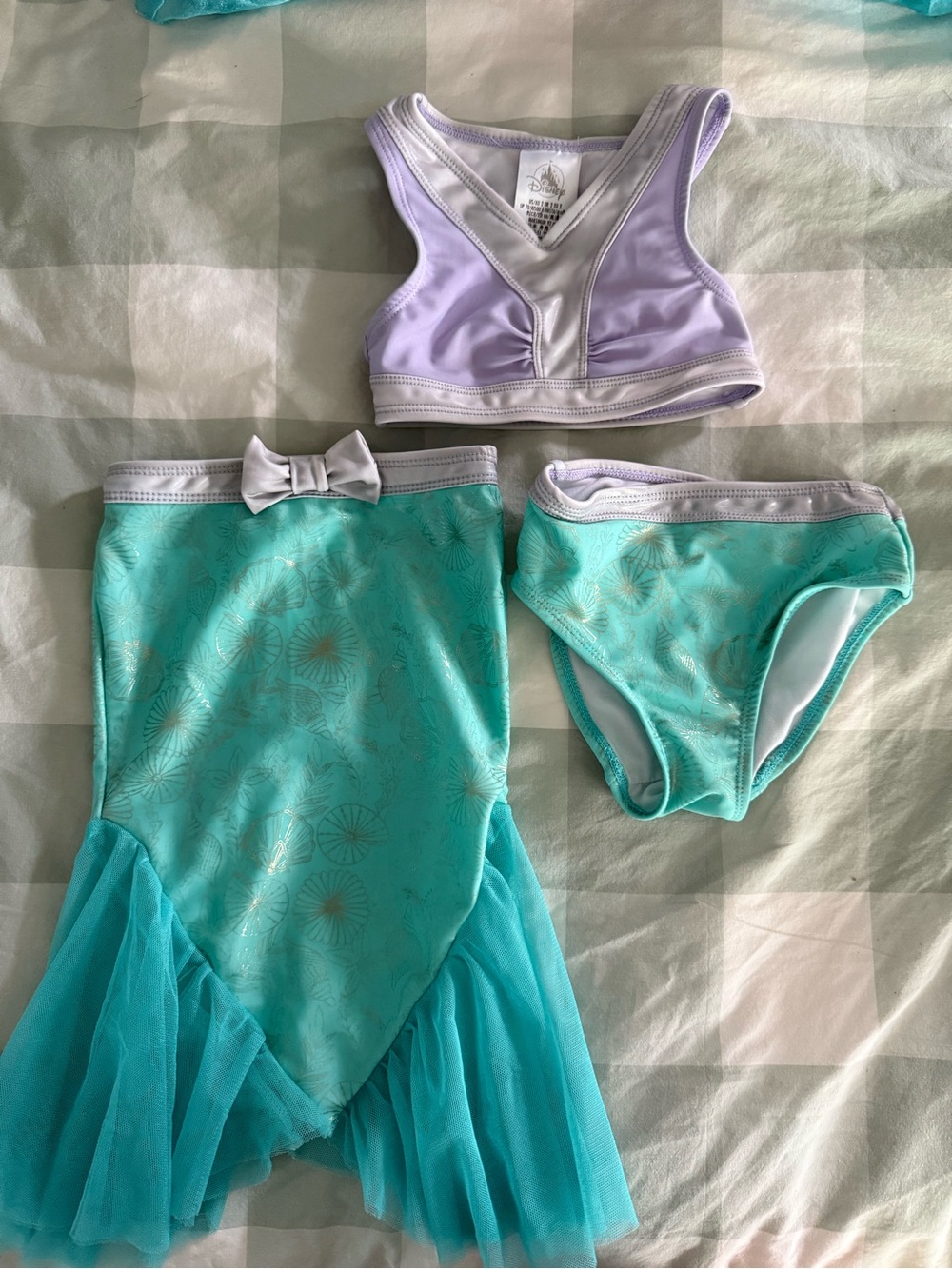Disney Ariel Little Mermaid Bikini and Tail Set